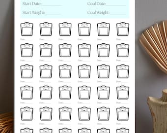 Digital Weight Loss Tracker Template
