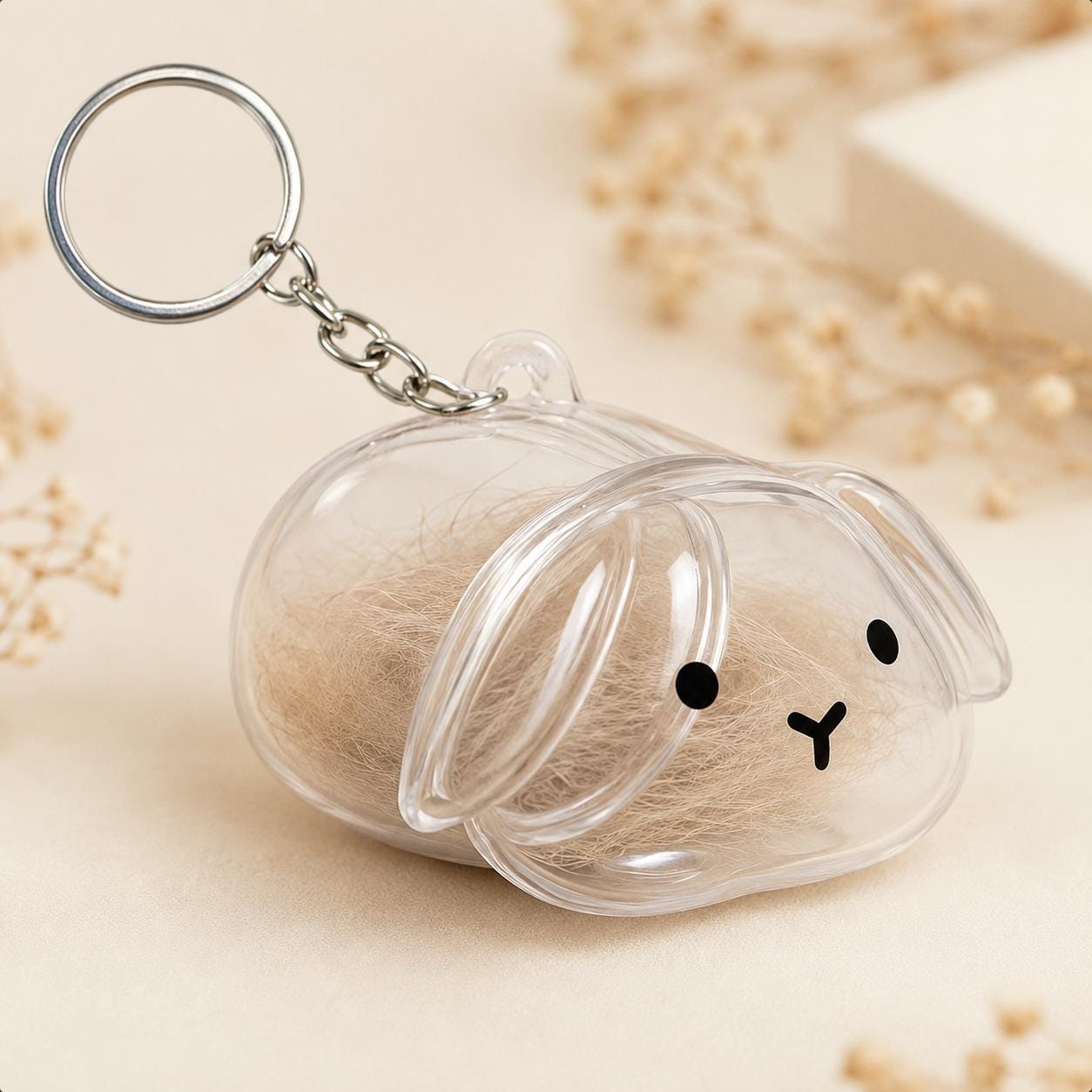 Rabbit Keychain - Etsy