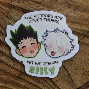 Hunter x Hunter Anime Sticker | Gon Freecs | Killua Zoldyck
