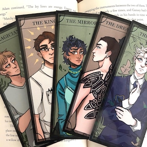 Raven Boys / Raven Cycle Tarot Card Holographic Bookmarks