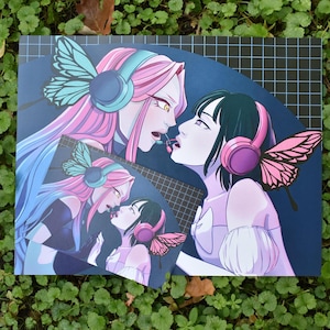 Alien Stage Anime Art Print | Mizi | Sua | MiziSua | Vocaloid Magnet