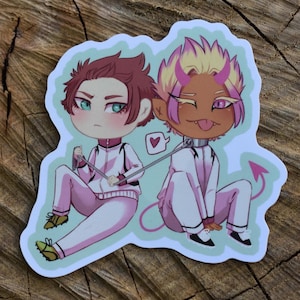 Blue Lock Itoshi Sae and Shido Ryusei Anime 3&quot; (7.5 cm) Vinyl Sticker | BLLK