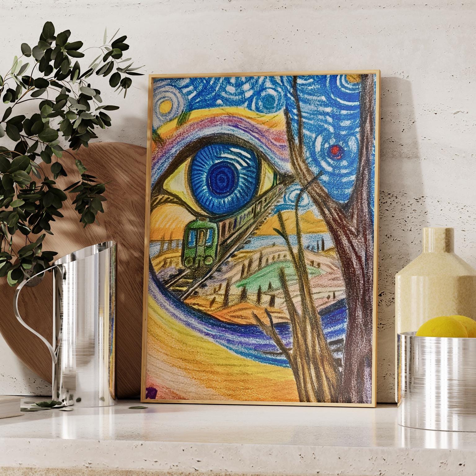 Pencil Artwork of an Eye - Etsy