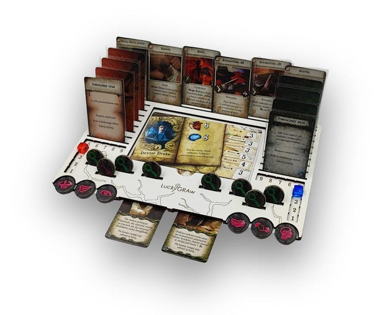 Feldherr 5 Plance Giocatore In Plastica Per Mansions Of Madness Seconda Edizione | Stampate In 3D In Germania