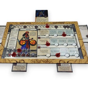 Cthulhu Death May Die Player Dashboard | Character Board Organizer | Compatible with Cthulhu Death May Die | Cthulhu overlay