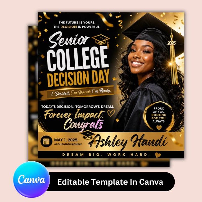 College Decision Day Etsy