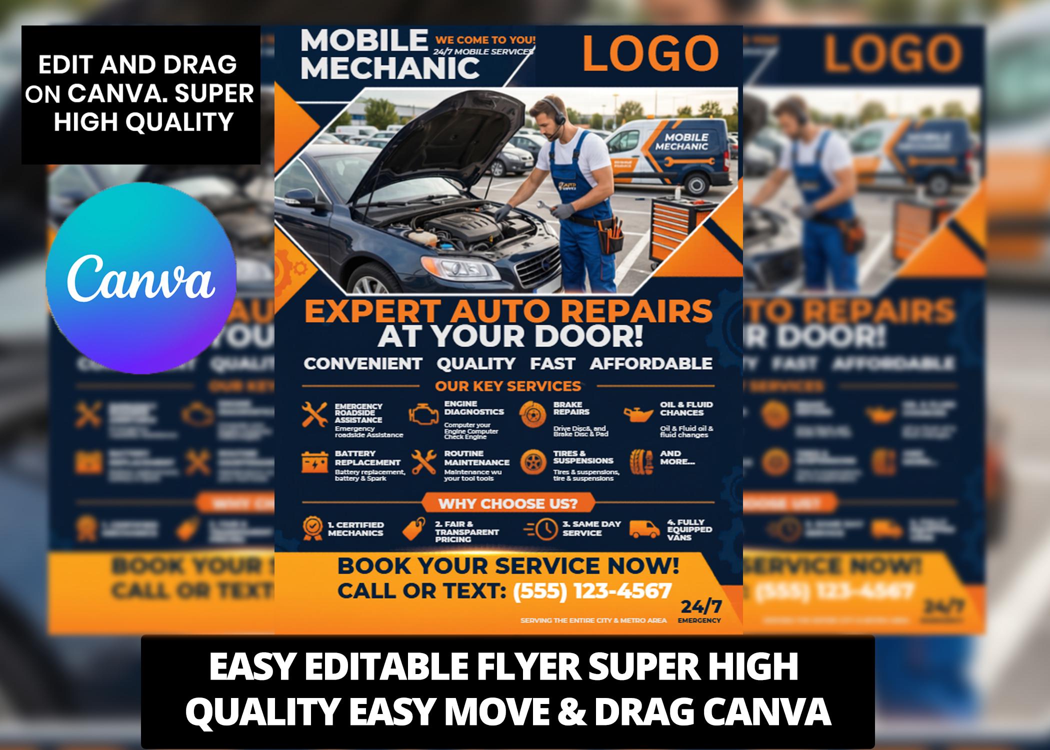 Mobile Mechanic Ad Examples
