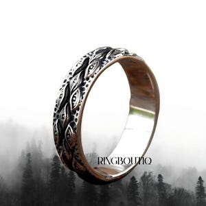 Sterling Silver Evil Eye Ring: Adjustable Nazar Protection Jewelry