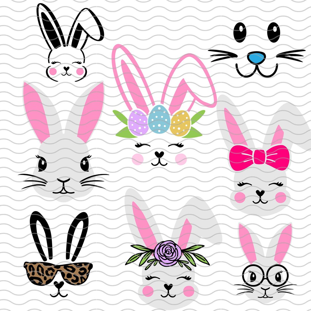 Easter Bunny Bundle | SVG | PNG | Files for Silhouette and Cricut ...
