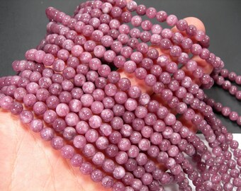 70 pcs round pink of length of 40 cm A string natural coral beads 6 mm