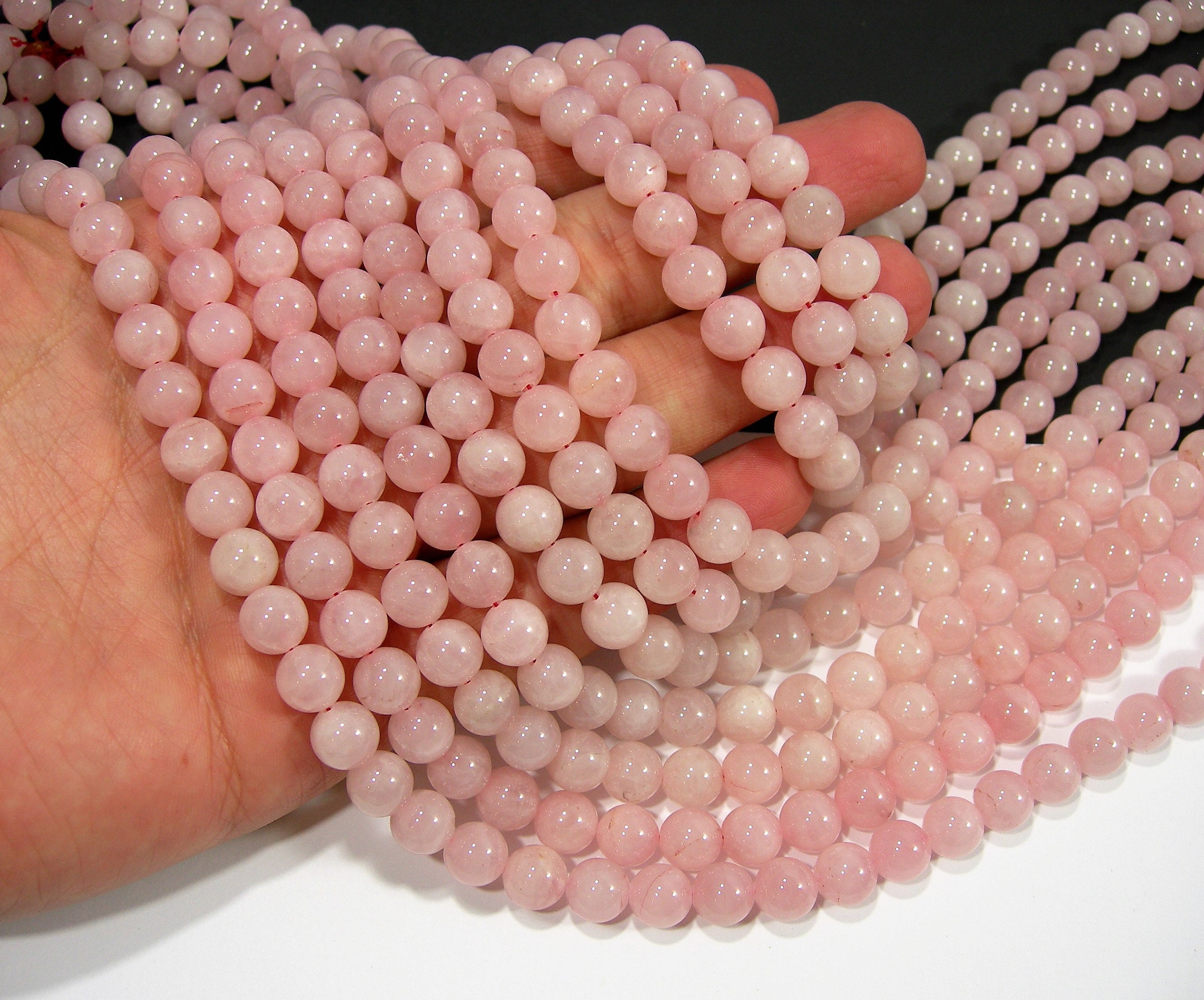 rose quartz beads rose quartz beads