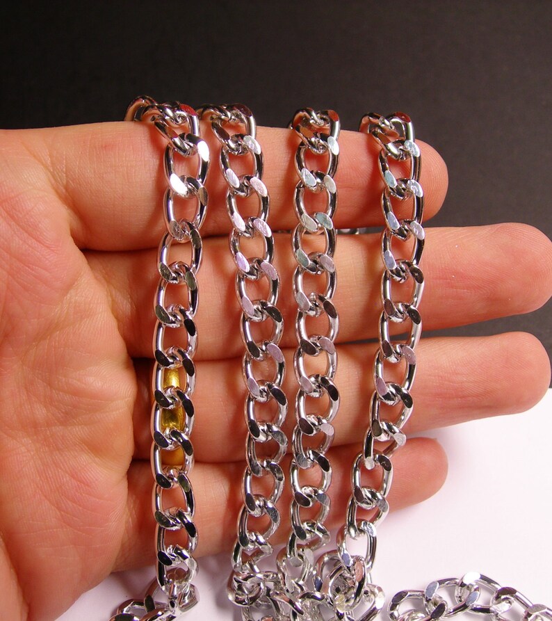 Silver chain lead free nickel free won't tarnish 1 Etsy