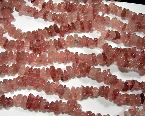 12.5 strand light strawberry quartz LEPIDOCROCITE faceted gem stone rondelle beads 3mm