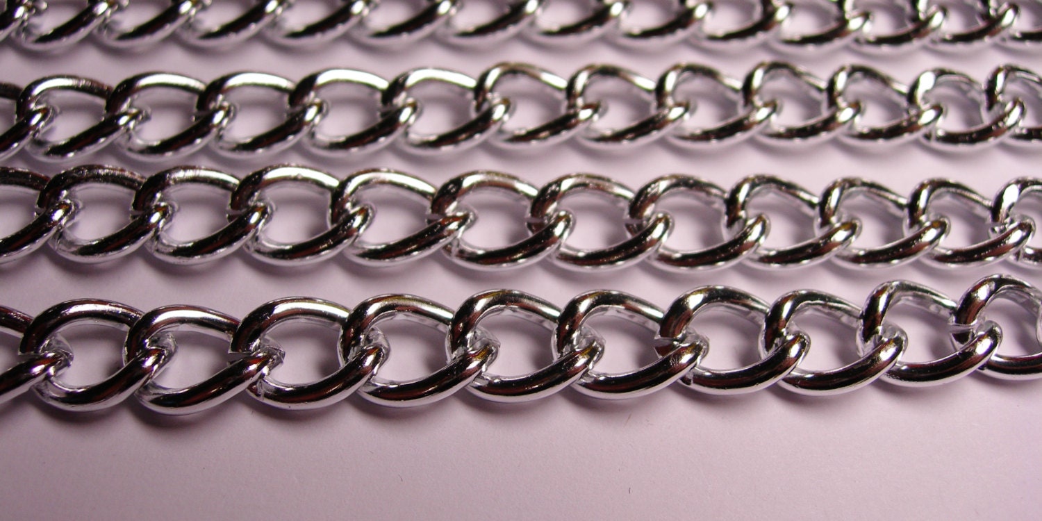 Silver Chain Lead Free Nickel Free Won't Tarnish 1 Etsy