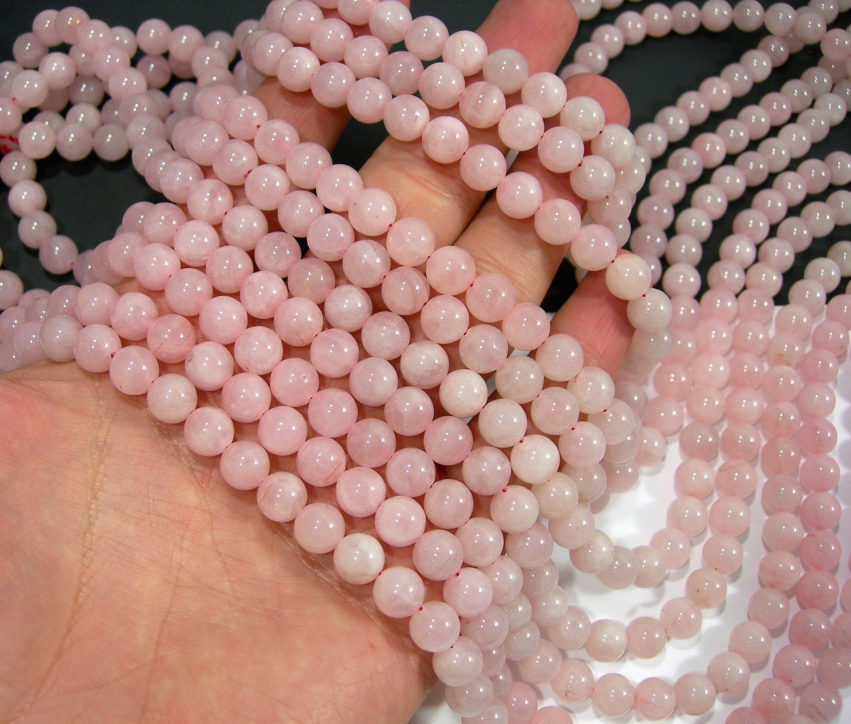 rose quartz beads rose quartz beads
