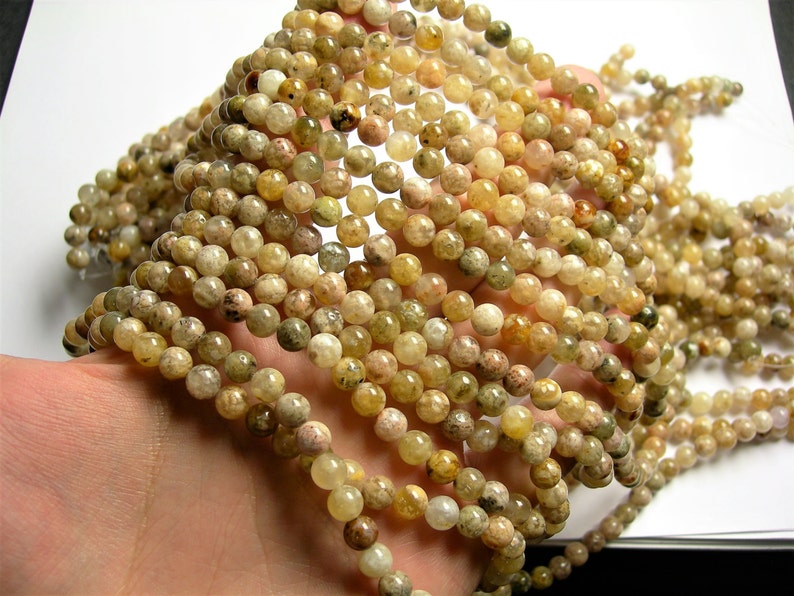 Pink Moss agate 6 mm round beads full strand 63 beads | Etsy