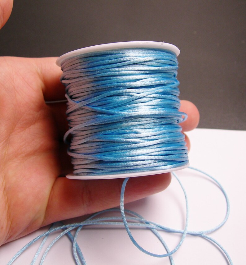 Satin Rattail Cord Knotting/beading Cord 1.5mm 65 Meter Etsy