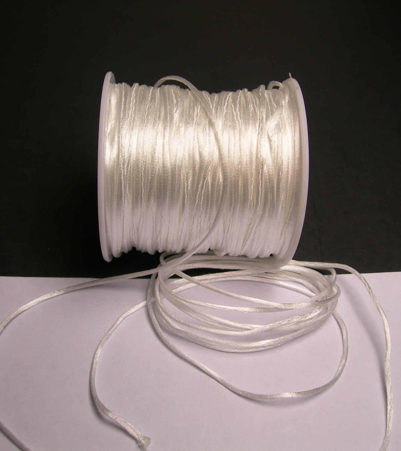 Satin Rattail Cord knotting/beading cord 1.5mm 65 meter 213 foot