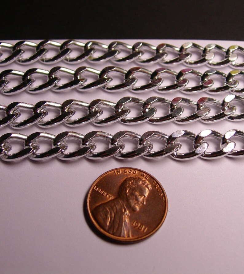 Silver chain lead free nickel free won't tarnish 1 Etsy