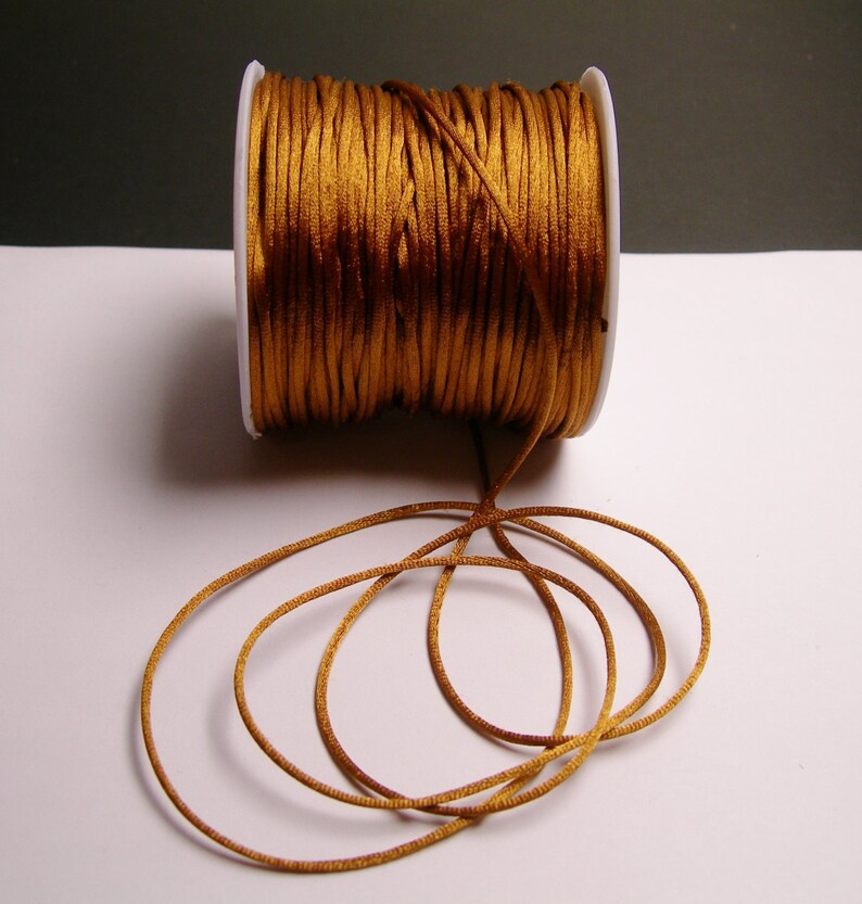 Satin Rattail Cord Knotting/beading Cord 1.5mm 65 Meter Etsy