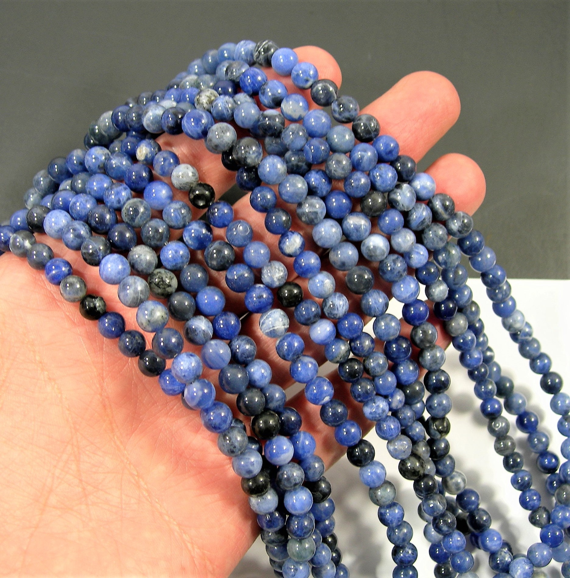 Sodalite 6mm Round Beads Full Strand 60 Beads RFG929 Etsy