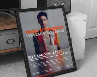 Paniek! bij de disco-poster, Paniek! cadeauposter at the Disco, Viva Las Vengeance-kwaliteit, digitale poster, muziekposter, kamerinrichting, albumposter