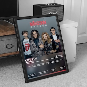 Måneskin Poster Print, Maneskin Chosen Album Poster, Music Poster, Album Cover Poster, Wall Decor,Music Gift