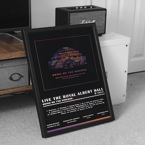 Bring Me the Horizon Poster Print, Bring Me the Horizon Live at the Royal Albert Hall Album Poster, Music Poster, Album Poster,Wall Decor,
