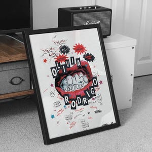 Olivia Rodrigo Poster Print, Olivia Rodrigo Guts Album Poster, Music Poster, Album Cover Poster, Wall Decor,Music Gift,Room Decor