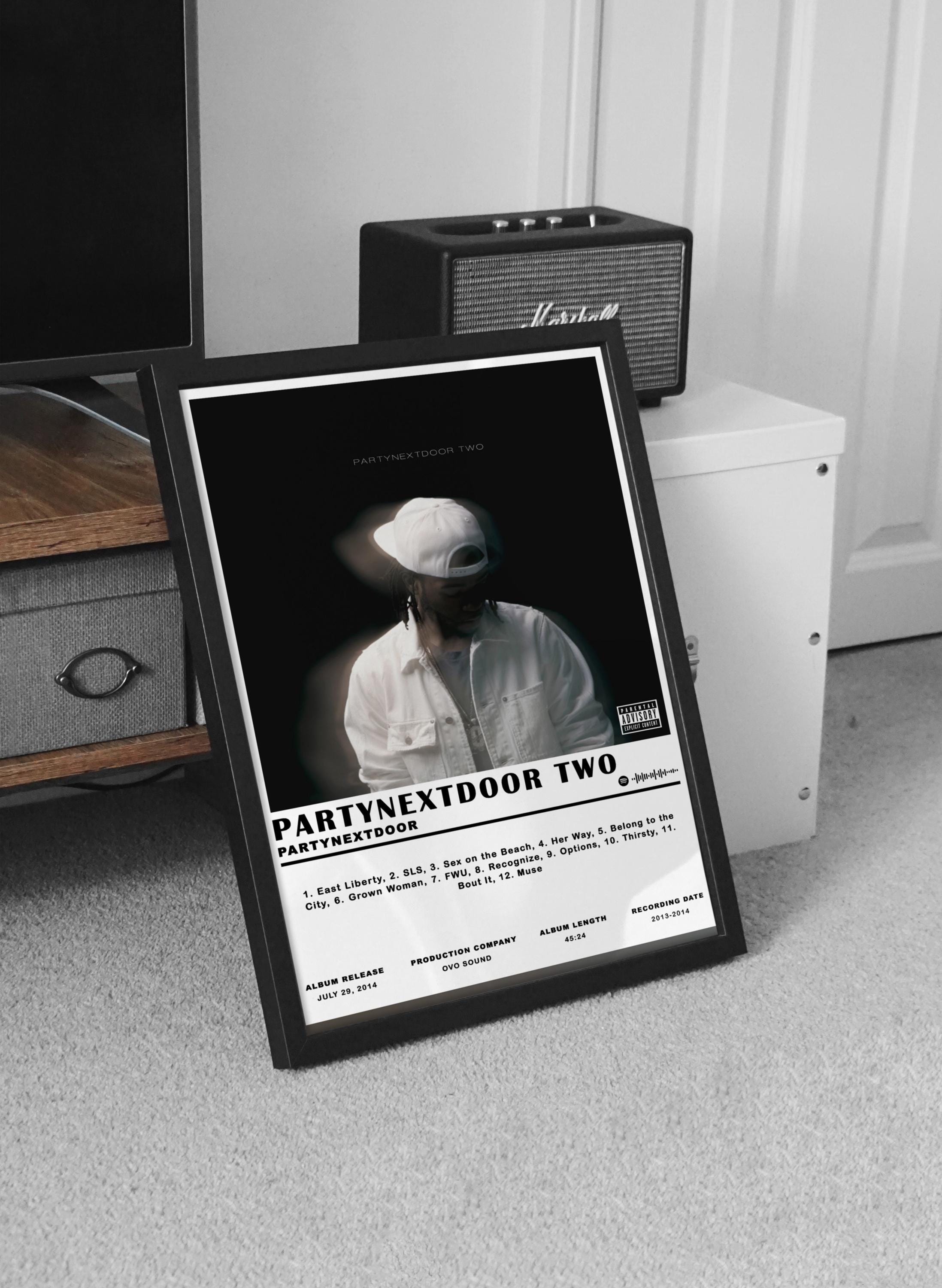 Partynextdoor Poster Print, Partynextdoor Partynextdoor Two Album Poster,  Music Poster, Album Poster, Wall Decor,music Gift - Etsy Israel, image size:2195x3000