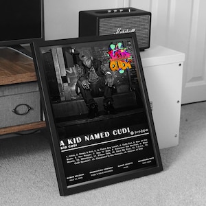 Kid Cudi Poster Print, Kid Cudi A Kid Named Cudi Album Poster, Music Poster, Album Cover Poster, Wall Decor,Music Gift,Room Decor
