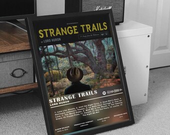 Lord Huron Poster Print, Lord Huron Strange Spuren Album Poster, Musik Poster, Album Cover Poster, Wanddekoration, Musik Geschenk, Raumdeko