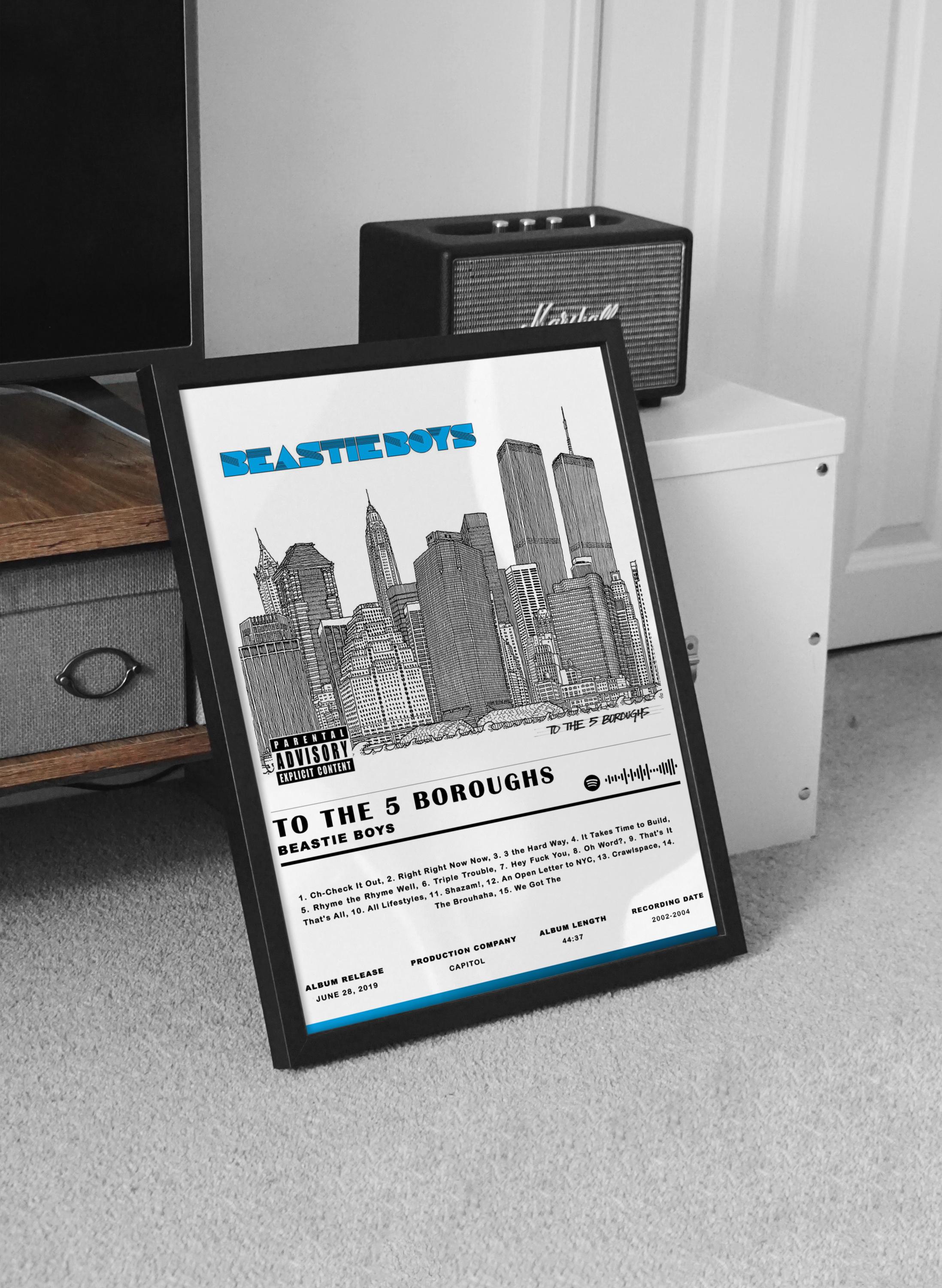 ビースティ・ボーイズのポスタープリント、ビースティ・ボーイズのTo