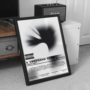 Linkin Park Poster Print, Linkin Park A Thousand Suns Album Poster, Music Poster, Album Cover Poster, Wall Decor,Music Gift,Room Decor