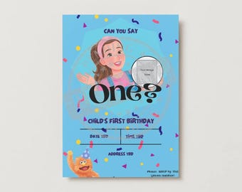 Ms. Rachel Birthday Invitation Template | Editable Digital Download - Etsy