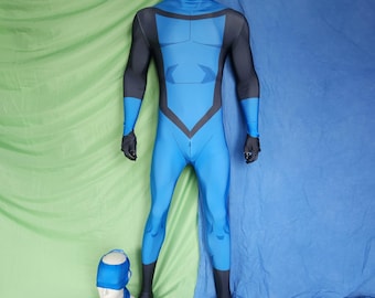 Mark Grayson Cosplay Costume Invincible Blue Suit Outfit