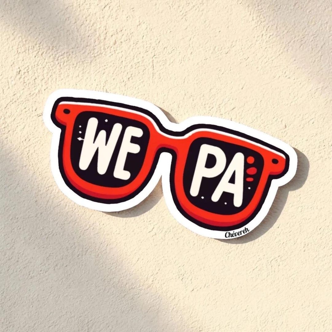 Wepa Sunglasses Vinyl Sticker – Boricua Puerto Rico Decal - Etsy