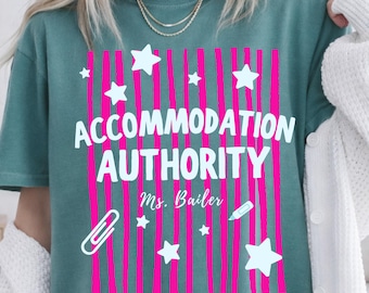 Custom Special Education Teacher Shirt: Personalized Back To School, Diversity Tees, Customized Intervention Educator Gift, Aac Bcba Aba