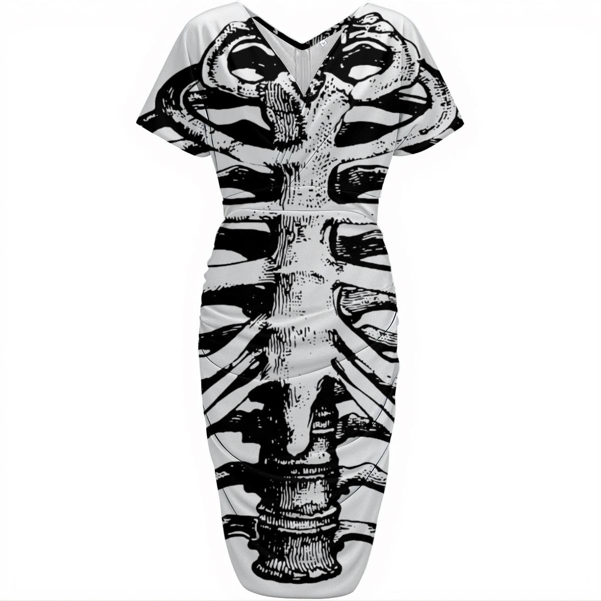 Ribcage Dress, Alternative Fashion, Dark Couture, Gothic Dresses, Halloween Party Outfit