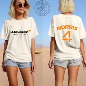 Camiseta del equipo McLaren F1 de Lando Norris