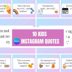 10 Kids quotes Instagram posts/Instagram posts/quotes posts/Instagram quotes/aesthetic Instagram posts/Instagram posts templates/kids