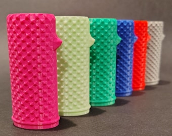 Spiked Lighter Sleeve for Bic – Bold Textured Grip Case in Durable Plastic, Edgy Pocket Accessory