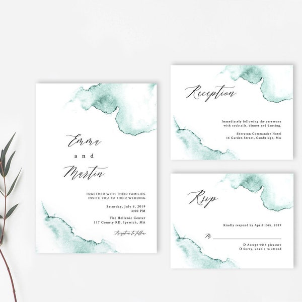 Mint Green Invites Etsy Mint Green Invites Etsy