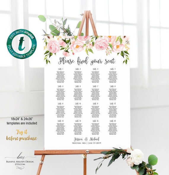 Melody Tent Seating Chart