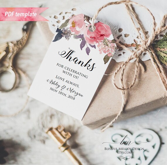 Printable Dusty Pink Floral Gift Wedding Thank You Name Favor 2x3 Editable Pdf Template Diy Instant Download 08 By Melody S Tissue Paper Pom Pom Shop Catch My Party Printable Dusty Pink Floral Gift Wedding Thank You Name Favor 2x3 Editable Pdf Template Diy Instant Download 08 By Melody S Tissue Paper Pom Pom Shop Catch My Party