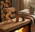 Handmade Wooden Girl & Dog Figurine \u2013 Emotional Friendship Sculpture \u2013 Montessori Wooden Toy \u2013 Minimalist Home Decor \u2013 Gift for Dog Lovers product logo