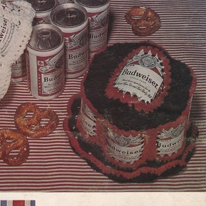 Vintage Crochet Aluminum Can Hats and Apparel Lamp Shade Digital Pattern E-Booklet  PDF
