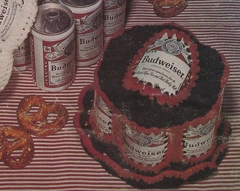 Vintage Crochet Aluminum Can Hats and Apparel Lamp Shade Digital Pattern E-Booklet  PDF