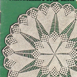 Vintage PDF Crochet Pattern for Heart Doily Pattern Instant Download