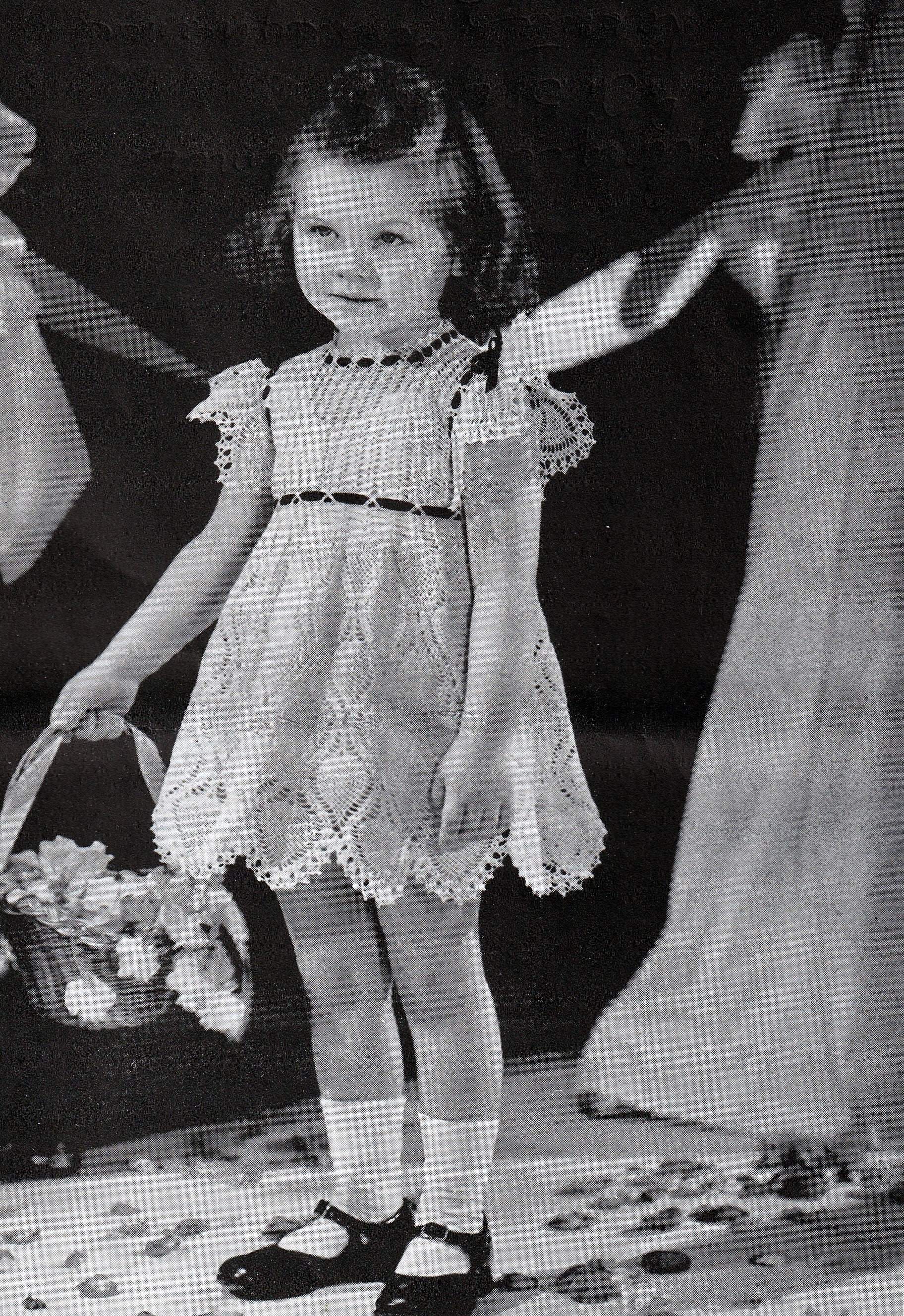 39 Adorable Crochet Patterns for Girls’ Dresses to Make for Special Occasions and... 22 Vintage Crochet Pattern for Crocheted Girls Dress